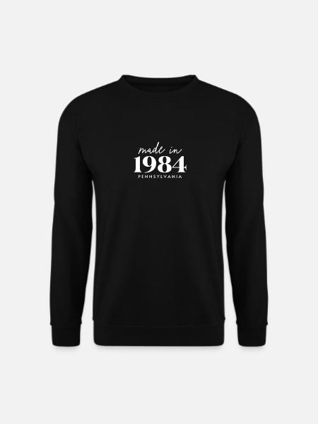 Made 1984 in Pennsylvania. Cute Birthday Party - Unisex Pullover - Schwarz