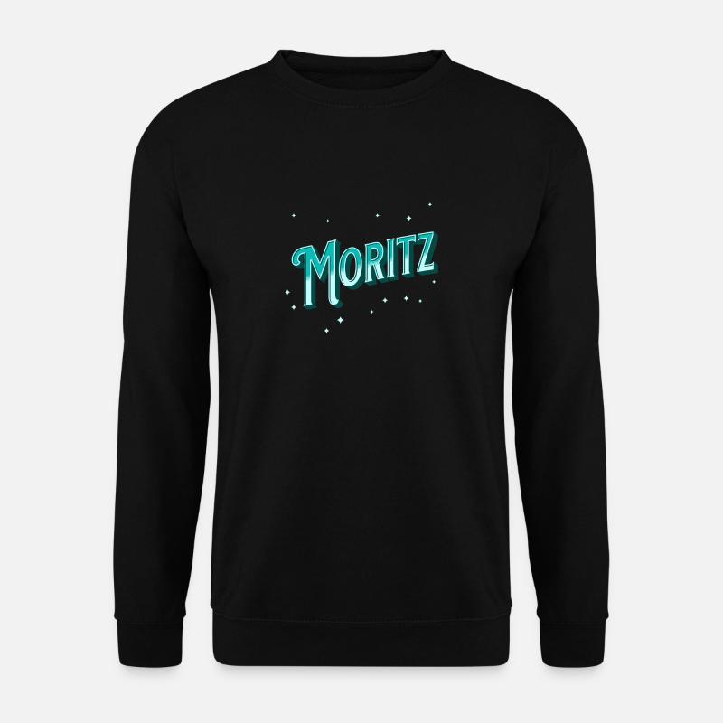 Moritz name personalized - Unisex Sweatshirt - black
