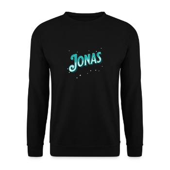 Noms Jonas personnalisés - Sweat-shirt Unisexe - noir - Devant - Alina (178cm) & Michal (187cm)