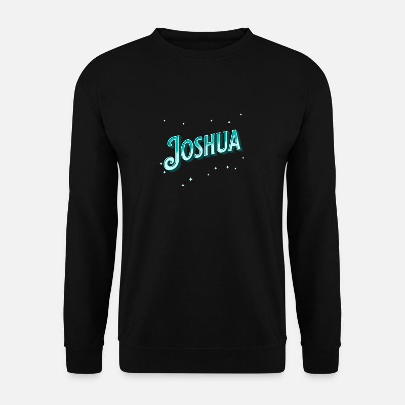 Joshua name personalized - Unisex Sweatshirt - black