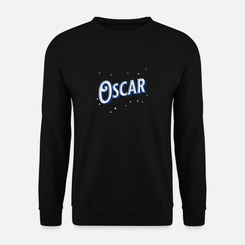 Oscar names personalized - Unisex Sweatshirt - black