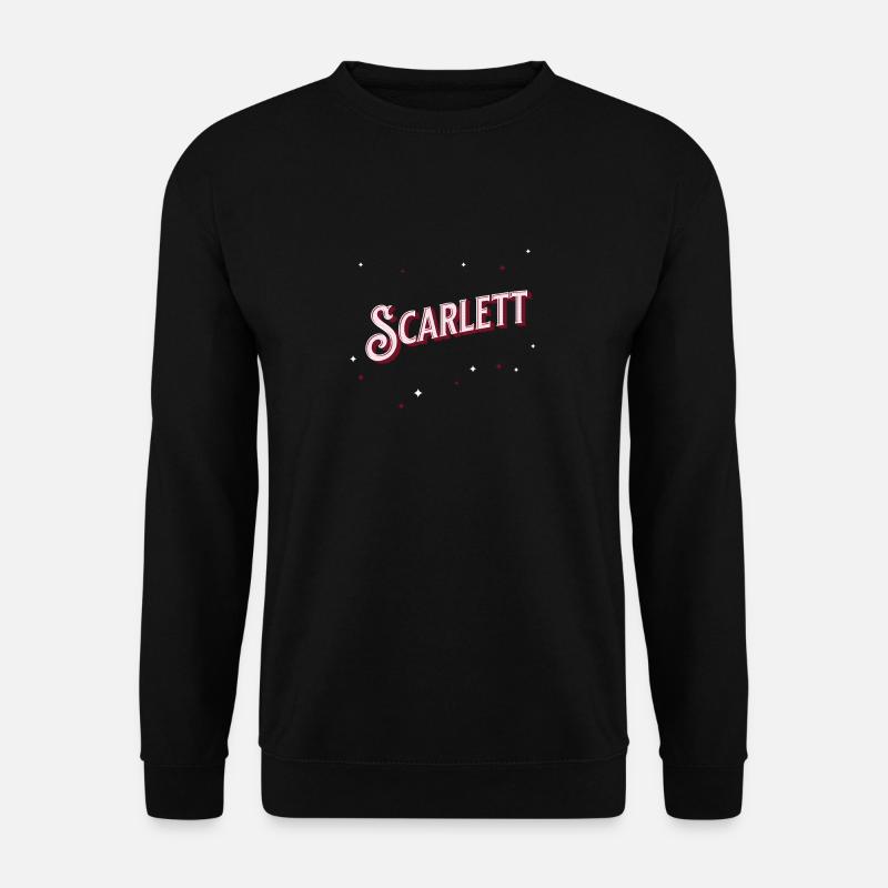 Scarlett name personalized - Unisex Sweatshirt - black