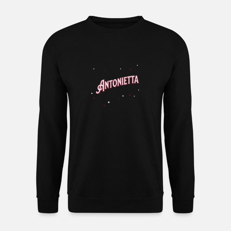 Antonietta name personalized - Unisex Sweatshirt - black