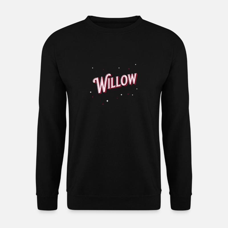 Willow Namen personalisiert - Unisex Pullover - Schwarz