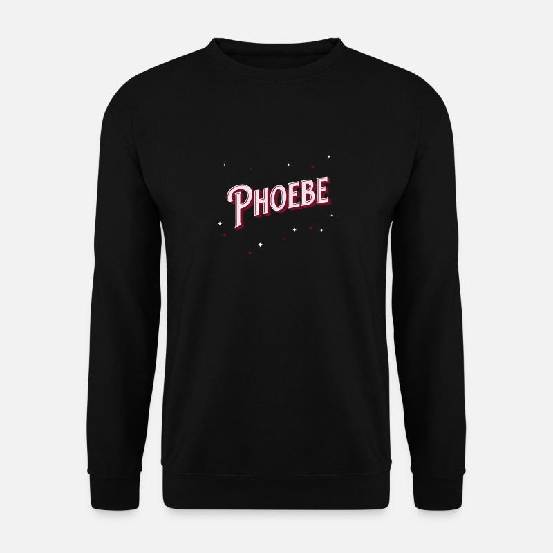 Phoebe Namen personalisiert - Unisex Pullover - Schwarz