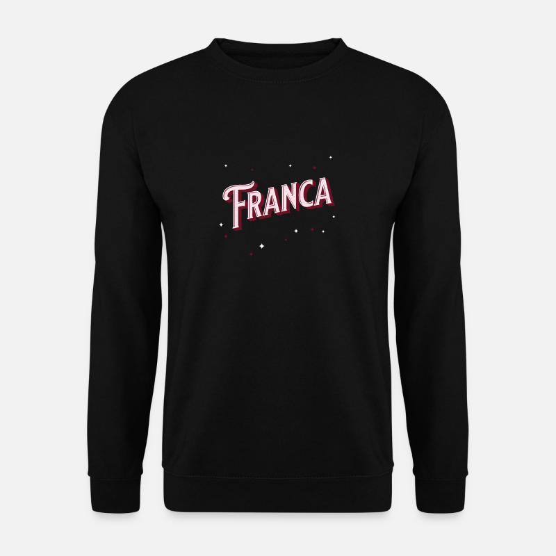 Franca name personalized - Unisex Sweatshirt - black