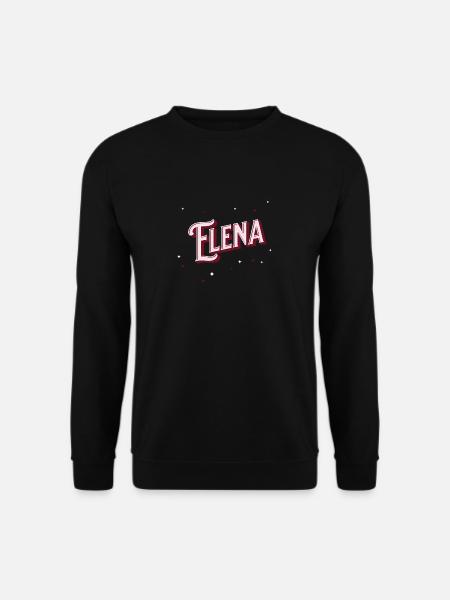 Elena name personalized - Unisex Sweatshirt - black