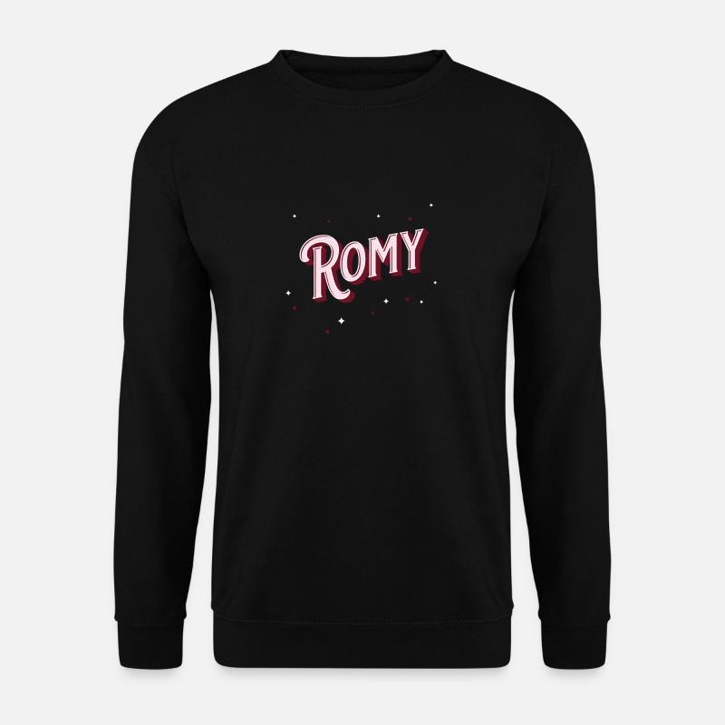 Romy name personalized - Unisex Sweatshirt - black