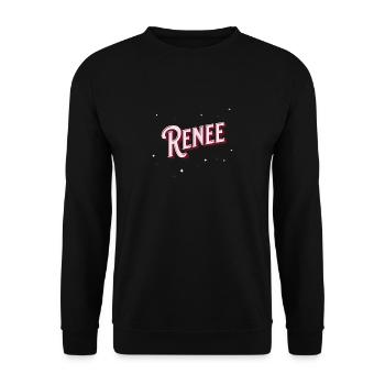 Renee nomme des noms personnalisés - Sweat-shirt Unisexe - noir - Devant - Alina (178cm) & Michal (187cm)