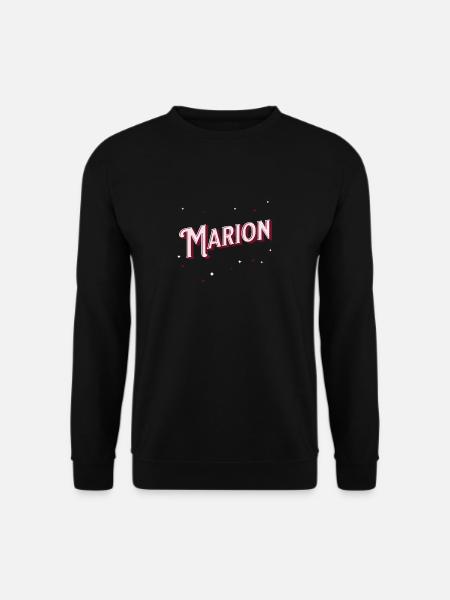 Marion Namen personalisiert - Unisex Pullover - Schwarz