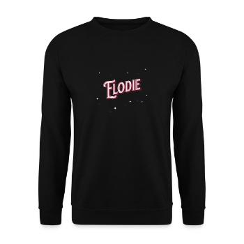 Elodie nomme des noms personnalisés - Sweat-shirt Unisexe - noir - Devant - Alina (178cm) & Michal (187cm)
