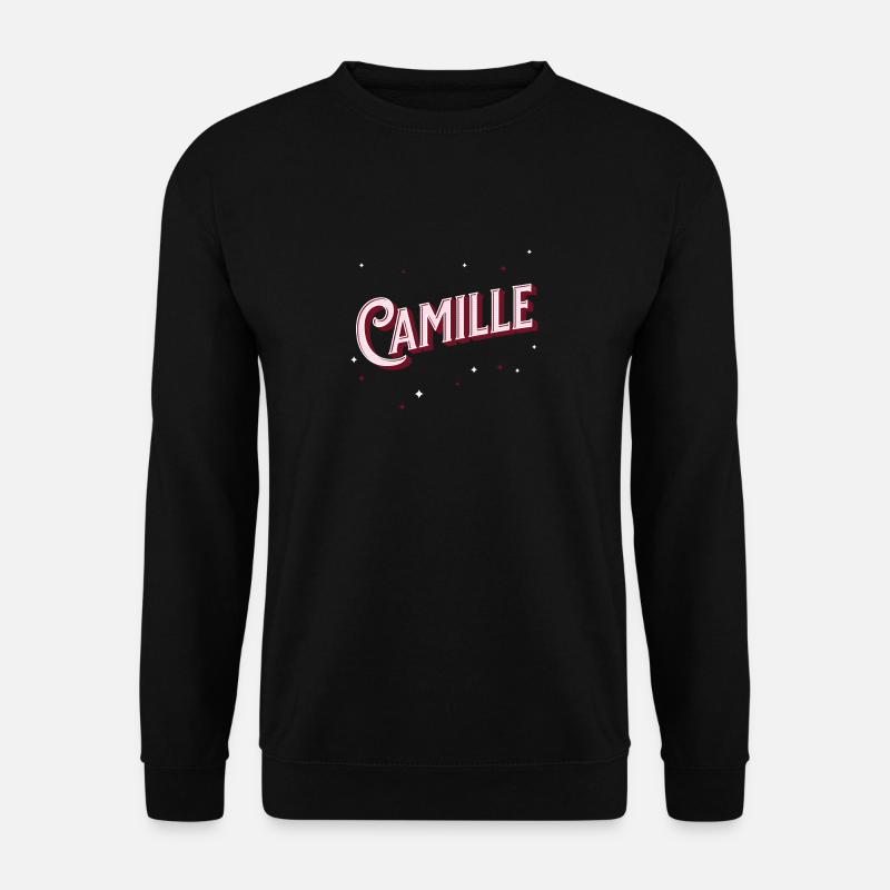 Camille names personalized - Unisex Sweatshirt - black
