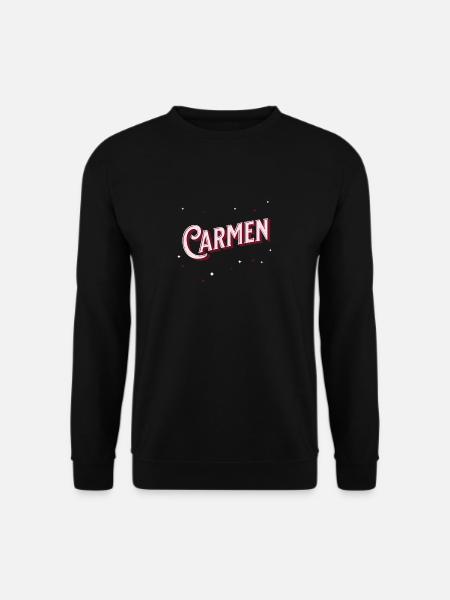 Carmen name personalized - Unisex Sweatshirt - black