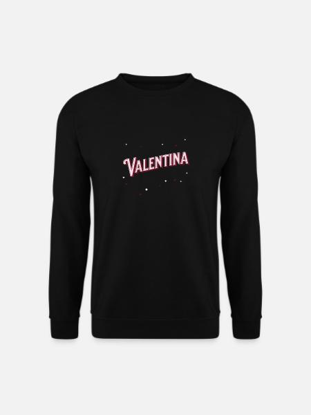 Valentina name personalized - Unisex Sweatshirt - black