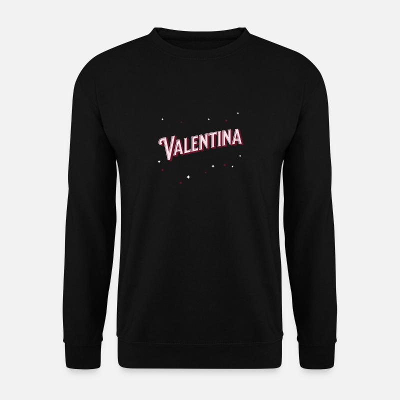 Valentina name personalized - Unisex Sweatshirt - black