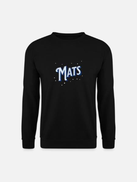 Mat's name personalized - Unisex Sweatshirt - black