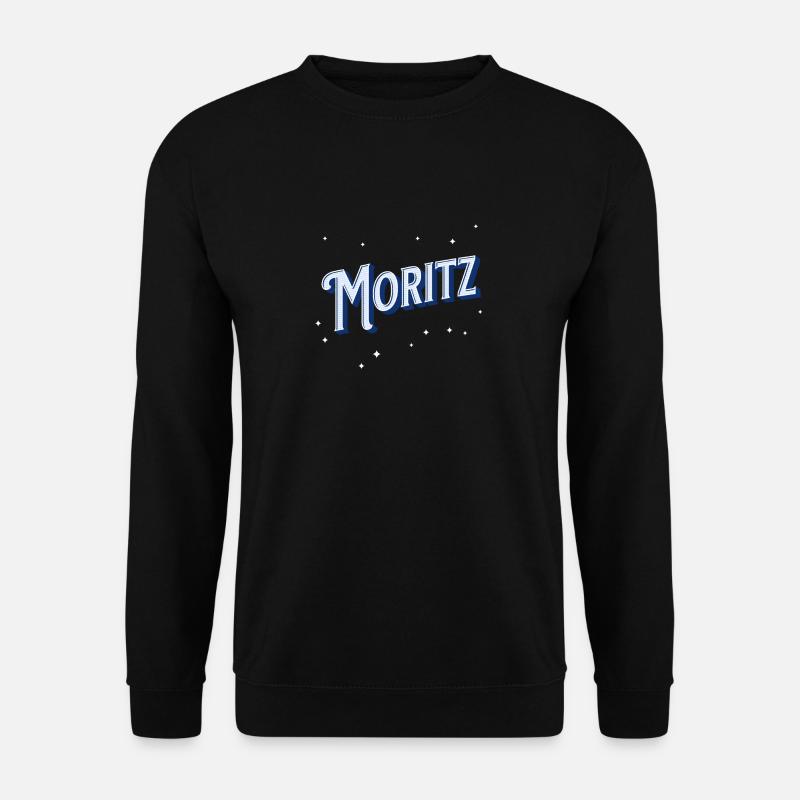 Moritz name personalized - Unisex Sweatshirt - black