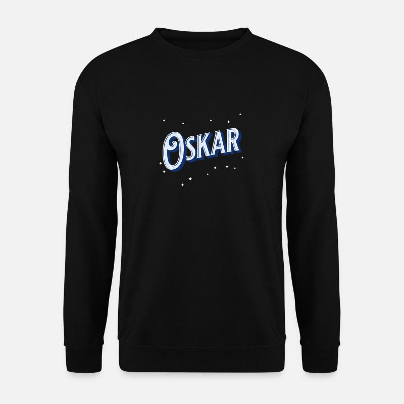 Oskar name personalized - Unisex Sweatshirt - black