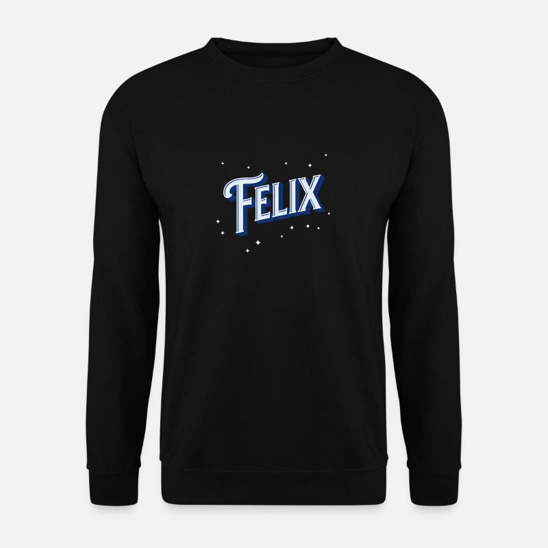 Felix name personalized - Unisex Sweatshirt - black