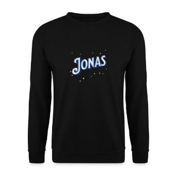 Noms Jonas personnalisés - Sweat-shirt Unisexe - noir - Devant - Alina (178cm) & Michal (187cm)