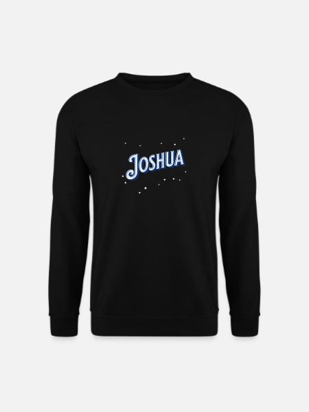 Joshua name personalized - Unisex Sweatshirt - black