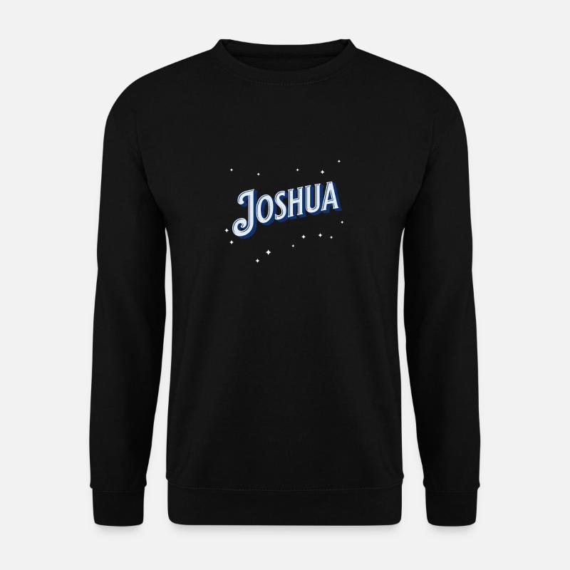 Joshua name personalized - Unisex Sweatshirt - black
