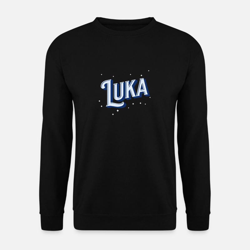 Luka name personalized - Unisex Sweatshirt - black