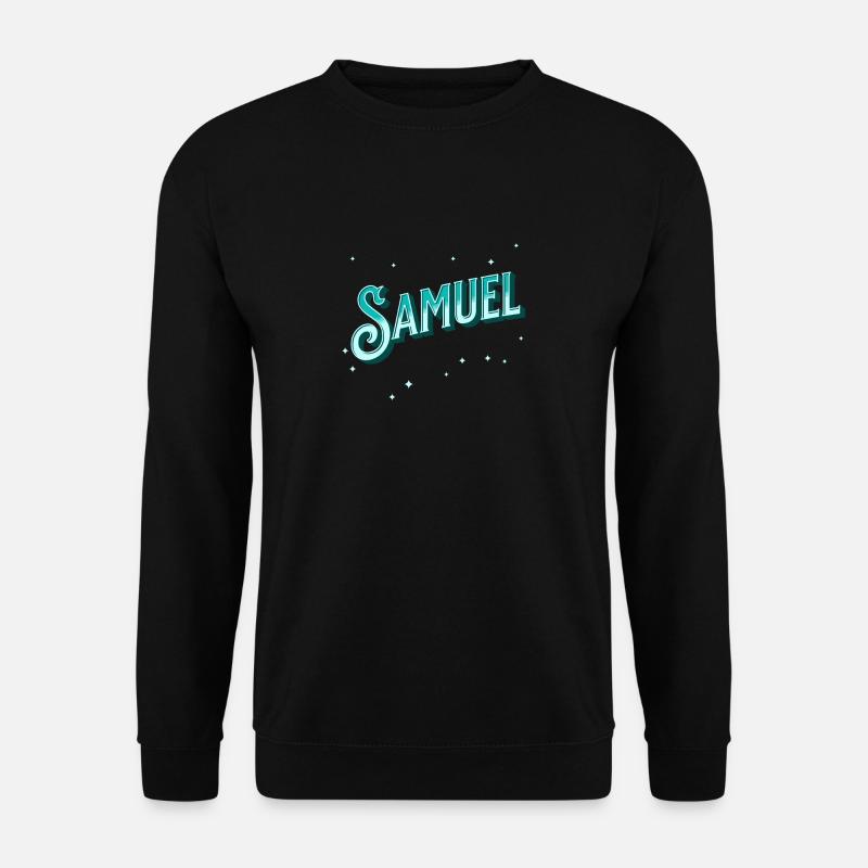 Samuel name personalized - Unisex Sweatshirt - black