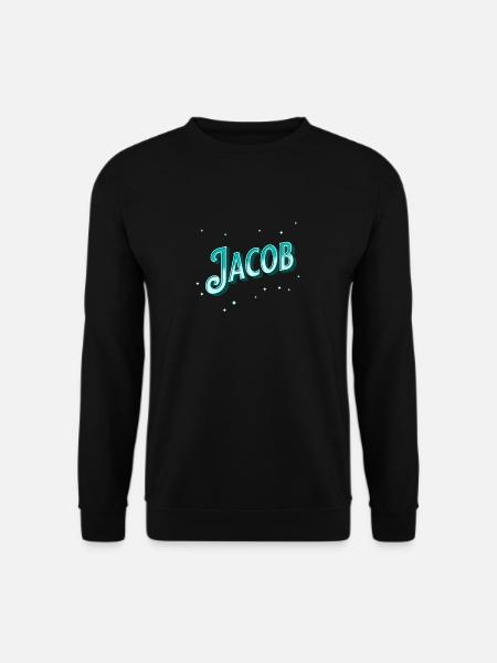 Jacob names personalized - Unisex Sweatshirt - black