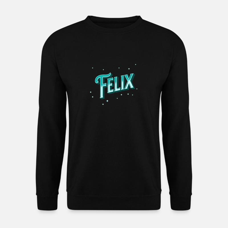 Felix name personalized - Unisex Sweatshirt - black