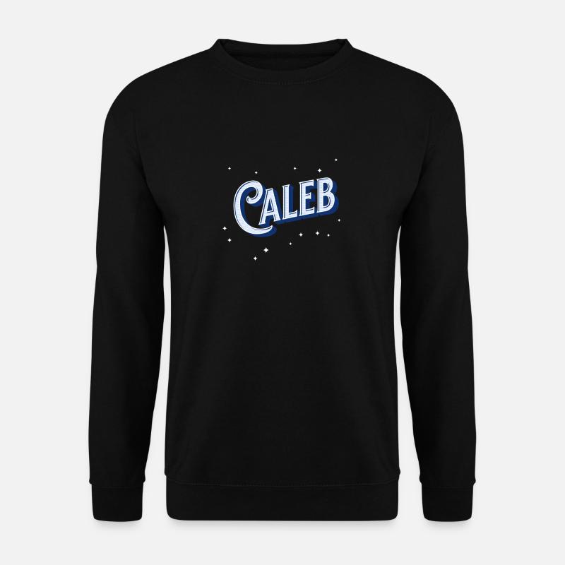 Caleb name personalized - Unisex Sweatshirt - black