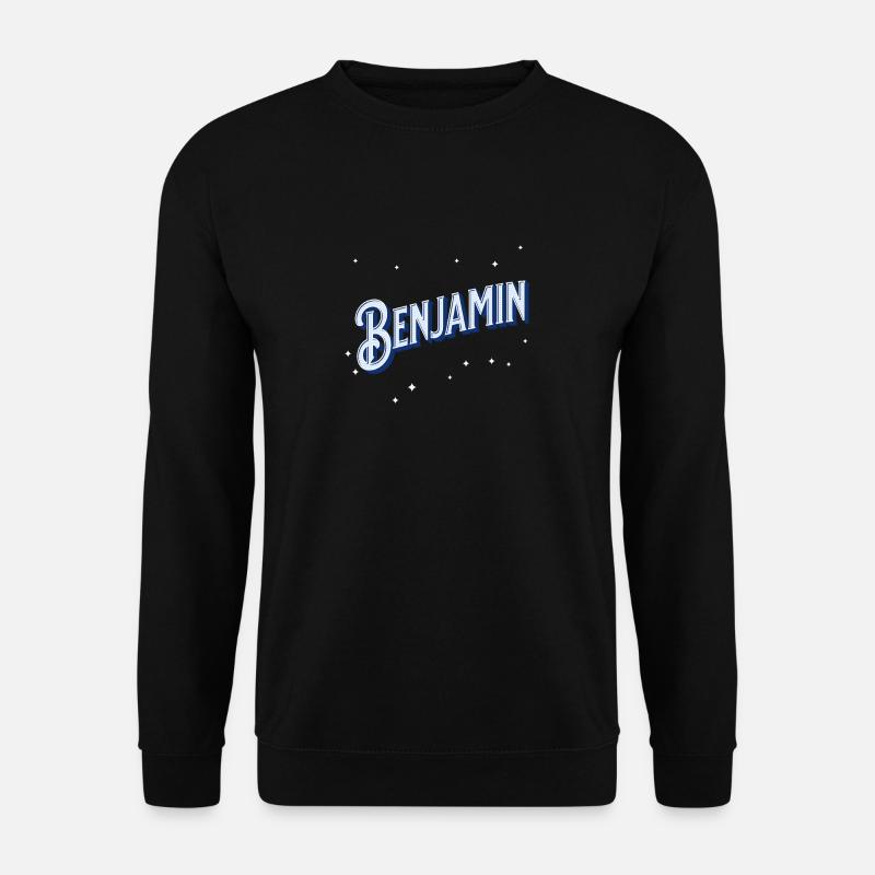 Benjamin name personalized - Unisex Sweatshirt - black
