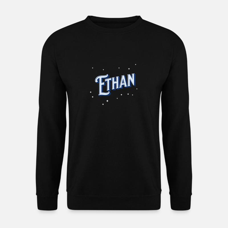 Ethan names personalized - Unisex Sweatshirt - black
