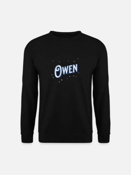 Owen name personalized - Unisex Sweatshirt - black