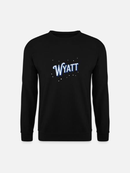 Wyatt Name Personalized - Unisex Sweatshirt - black