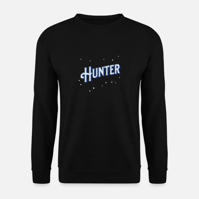 Hunter Name Personalized - Unisex Sweatshirt - black