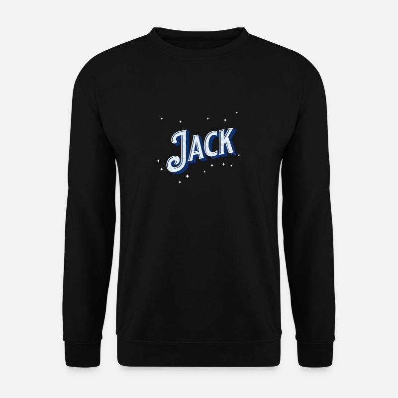 Jack Namen personalisiert - Unisex Pullover - Schwarz