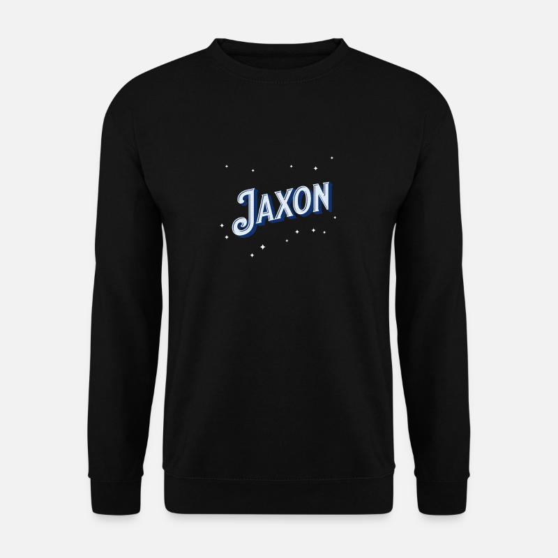 Jaxon names personalized - Unisex Sweatshirt - black
