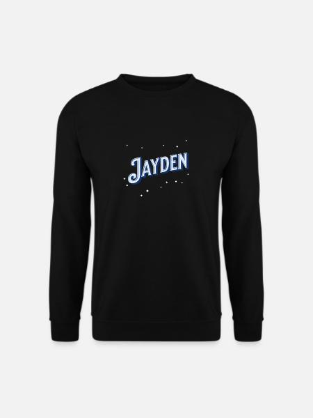 Jayden name personalized - Unisex Sweatshirt - black