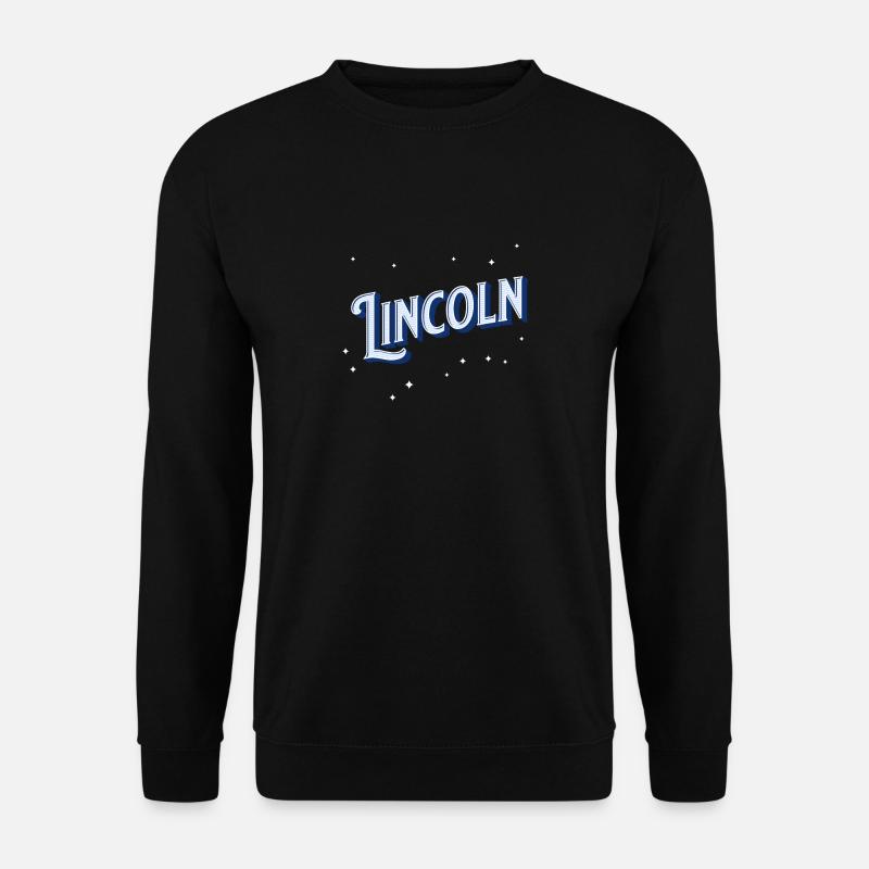 Lincoln names personalized - Unisex Sweatshirt - black
