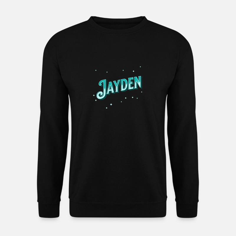Jayden name personalized - Unisex Sweatshirt - black