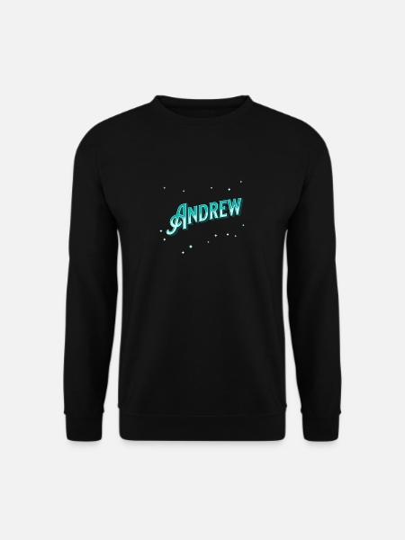 Andrew names personalized - Unisex Sweatshirt - black