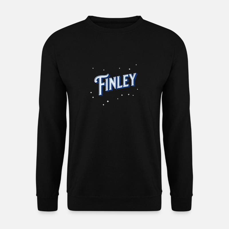 Finley names personalized - Unisex Sweatshirt - black