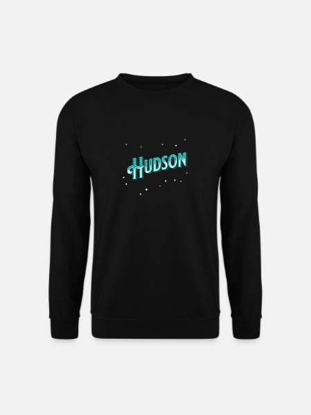 Hudson names personalized - Unisex Sweatshirt - black