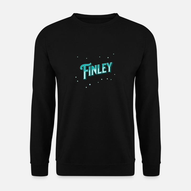Finley names personalized - Unisex Sweatshirt - black