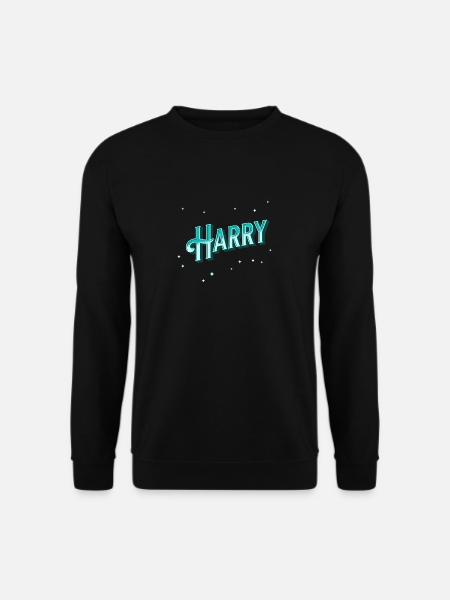 Harry name personalized - Unisex Sweatshirt - black