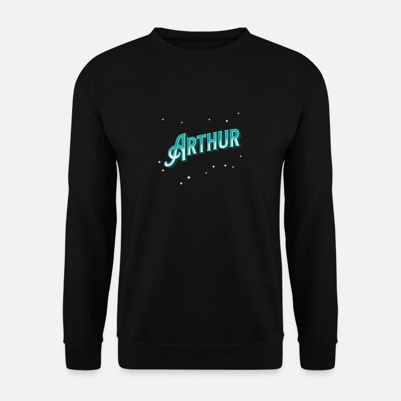 Arthur names personalized - Unisex Sweatshirt - black