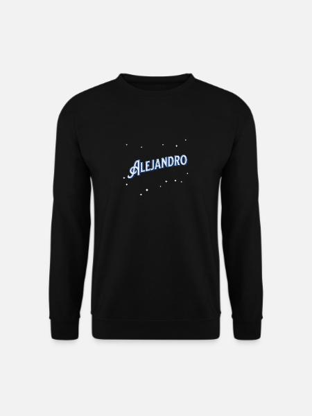 Alejandro name personalized - Unisex Sweatshirt - black