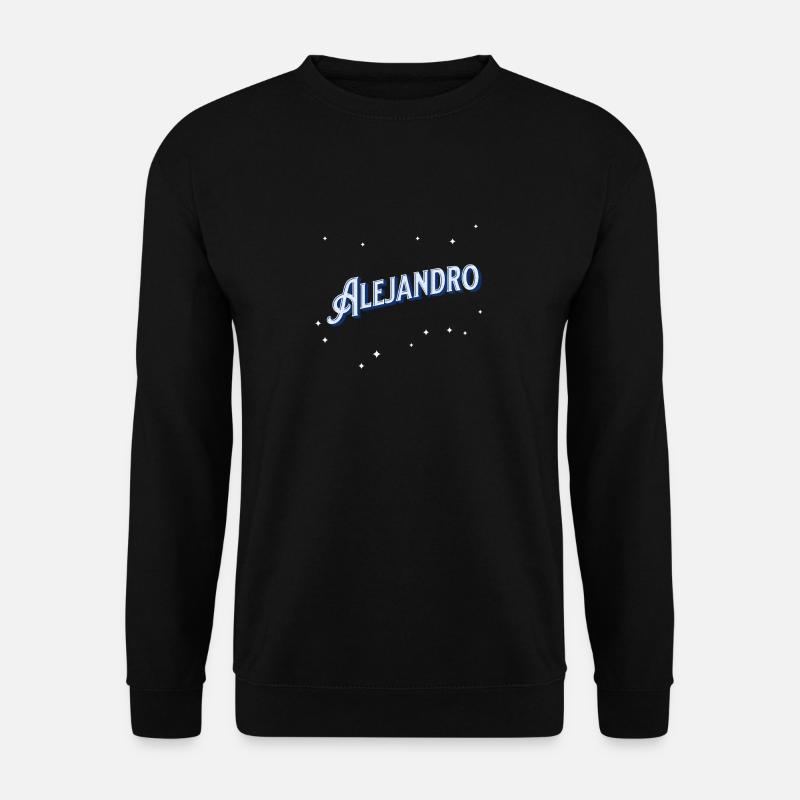 Alejandro name personalized - Unisex Sweatshirt - black