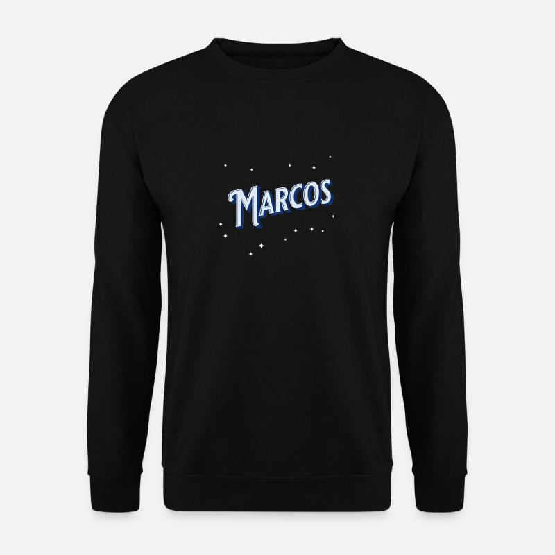 Marco's name personalized - Unisex Sweatshirt - black